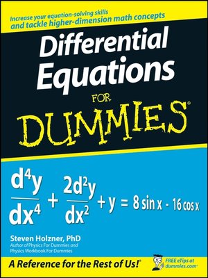 cover image of Differential Equations For Dummies